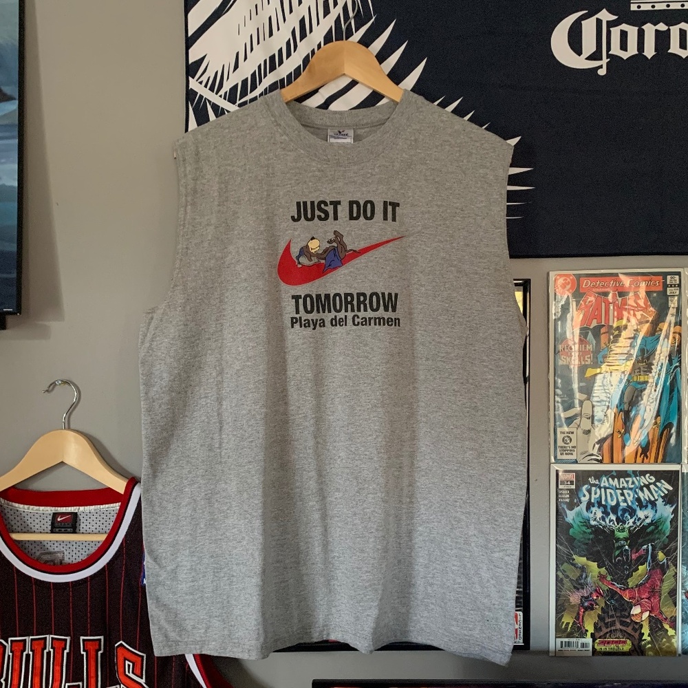 Vintage Nike Just Do It Tomorrow Tank Top